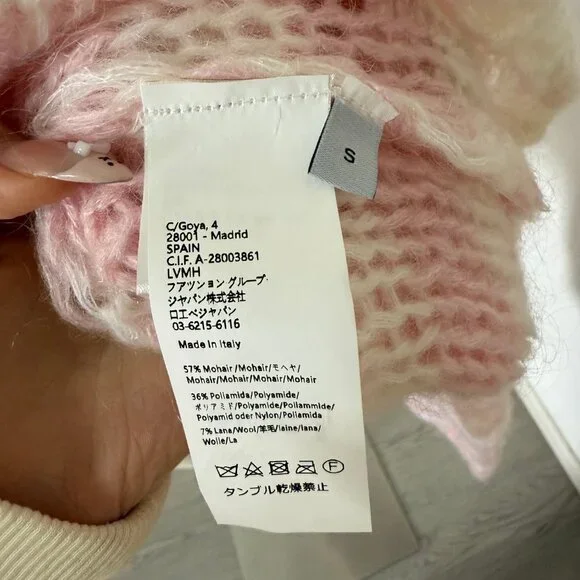 Loewe Anagram Pink Sweater - Picture 11 of 11